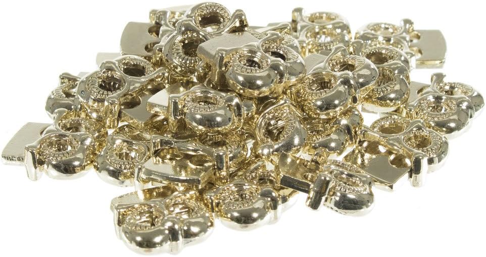 Craft County Animal Style Cord Locks - for Jewelry Making and Crafts (Gold Owl Cord Lock, 100 Pack)