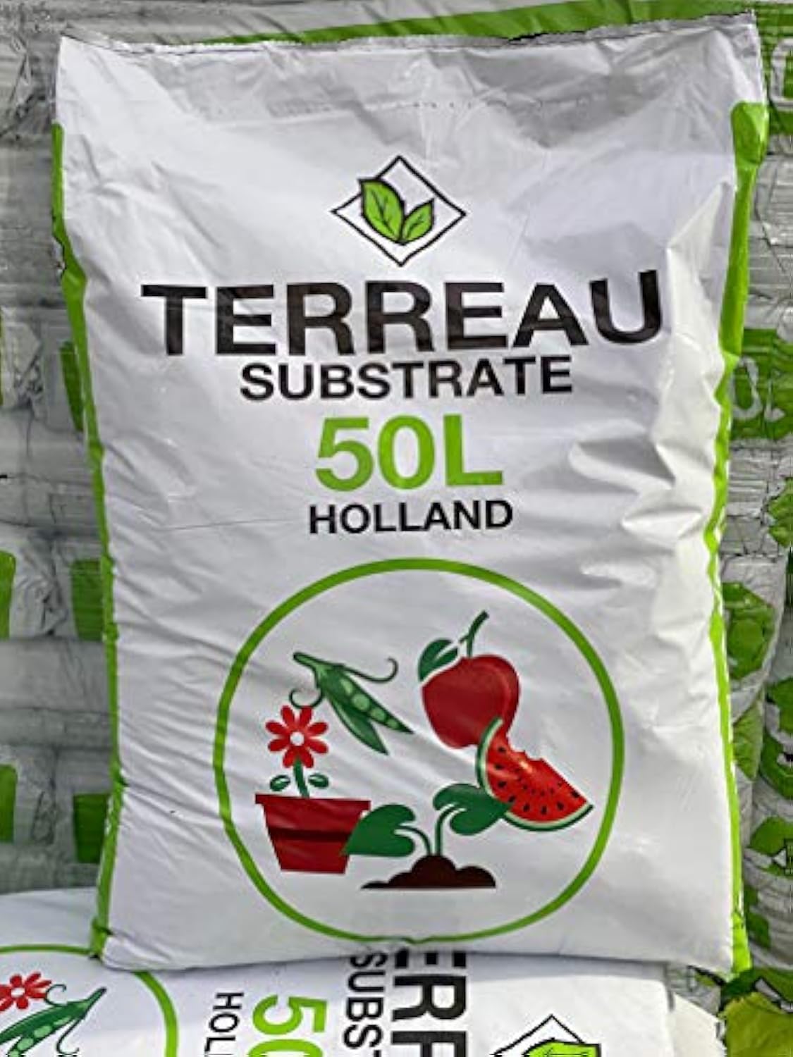 success TERREAU Holland Substrate 50 L | Combination: Peat Moss, Black Peat, Irish White Peat, Peat Fractions, Coco-Coir, Bark, Perlite & Clay