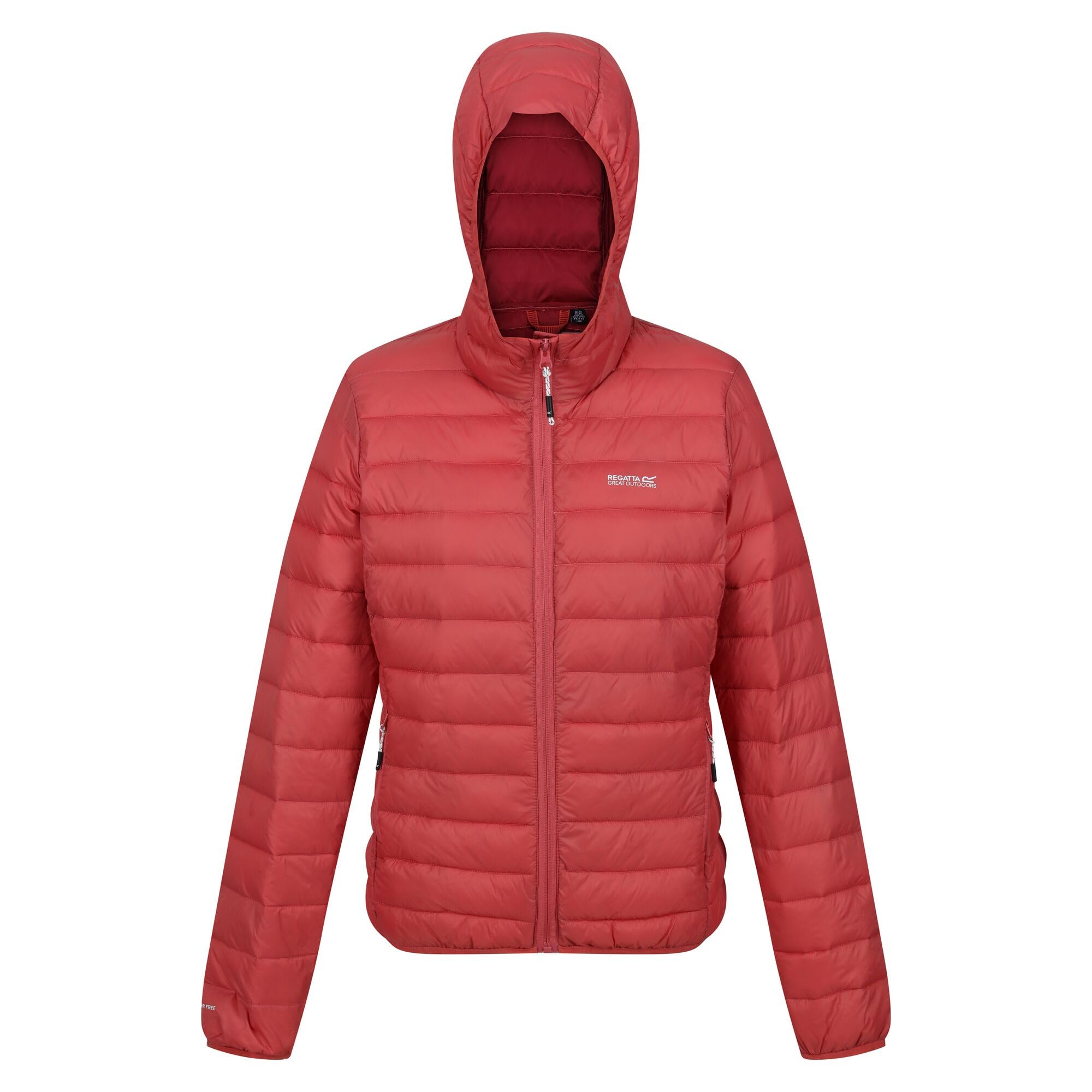 Regatta Women's Red 'Marizion' Hooded Puffer Jacket Size 10