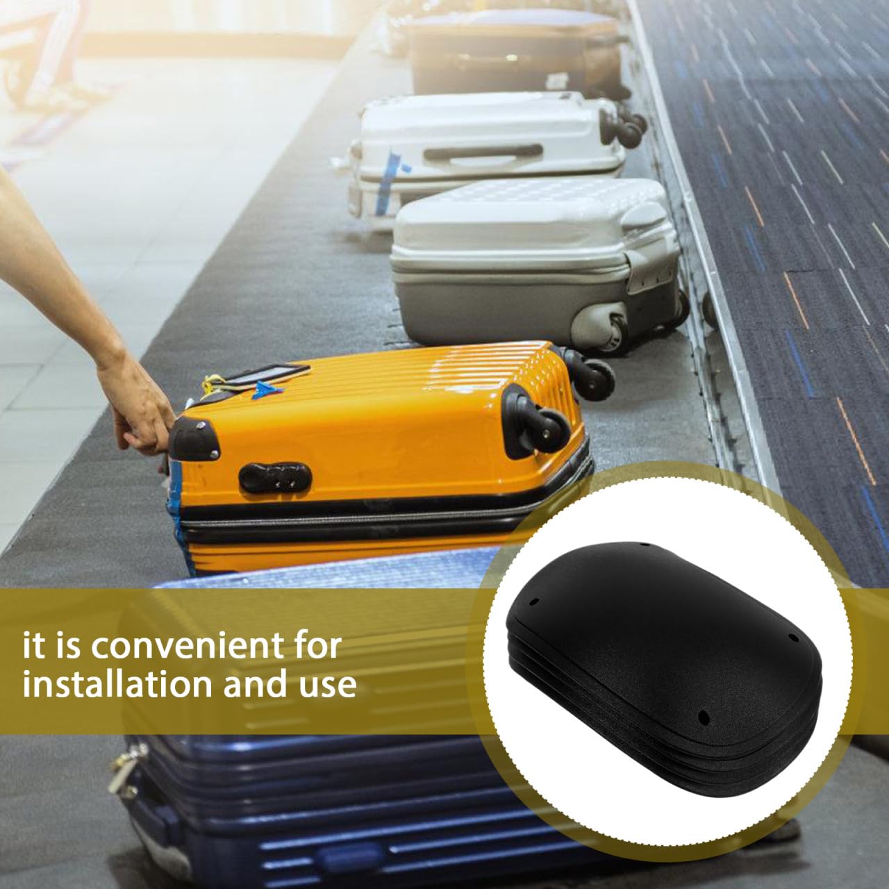 jojofuny Luggage Corner Protector 4Pcs Heavy Duty Plastic Edge Guards for Suitcase Box Jewelry Case Cabinet Chest Easy Installation Protective Packaging Corners - Image 4