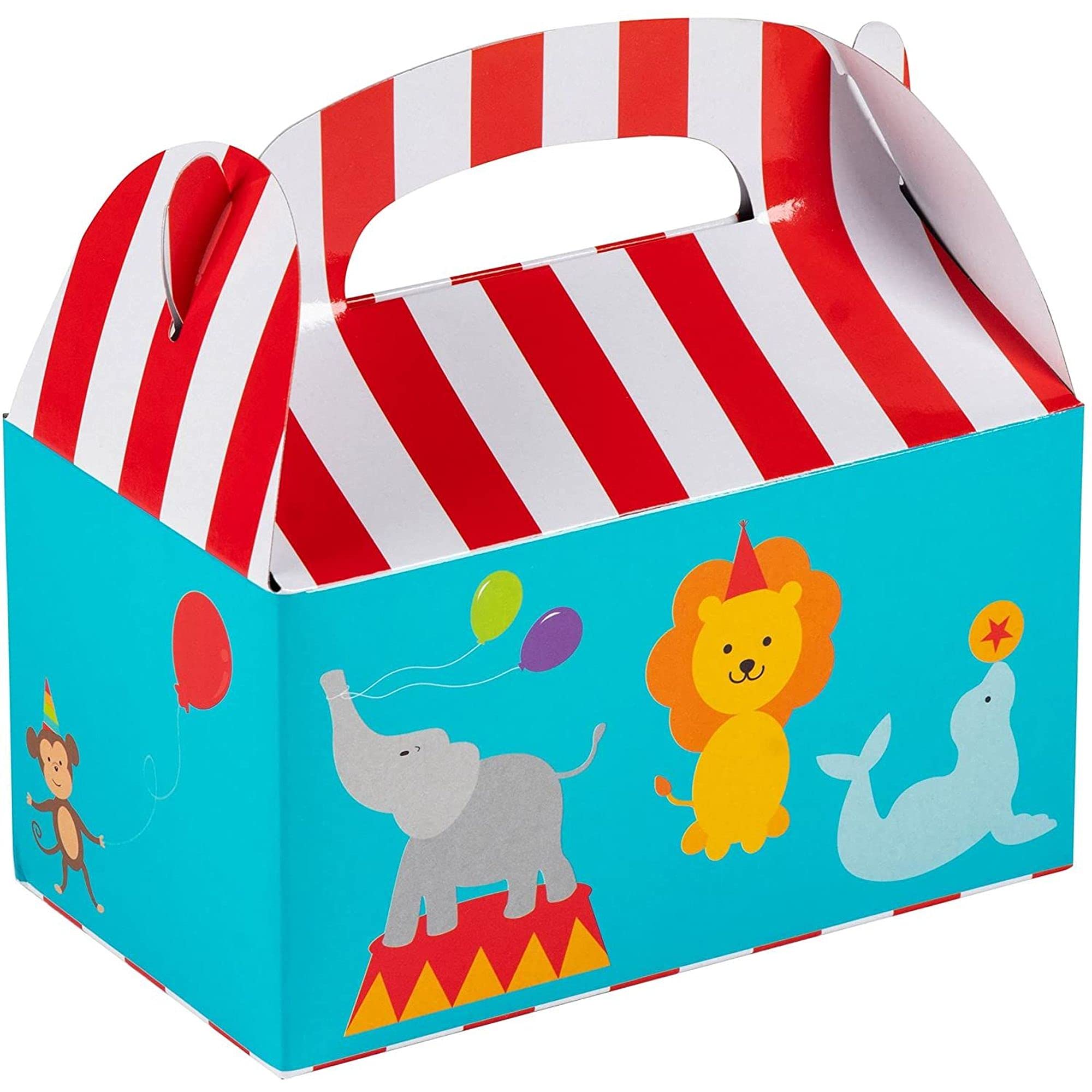 Buy BLUE PANDA Treat Boxes 24Pack Paper Party Favor Boxes, Circus