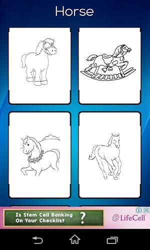 Horse Coloring Book