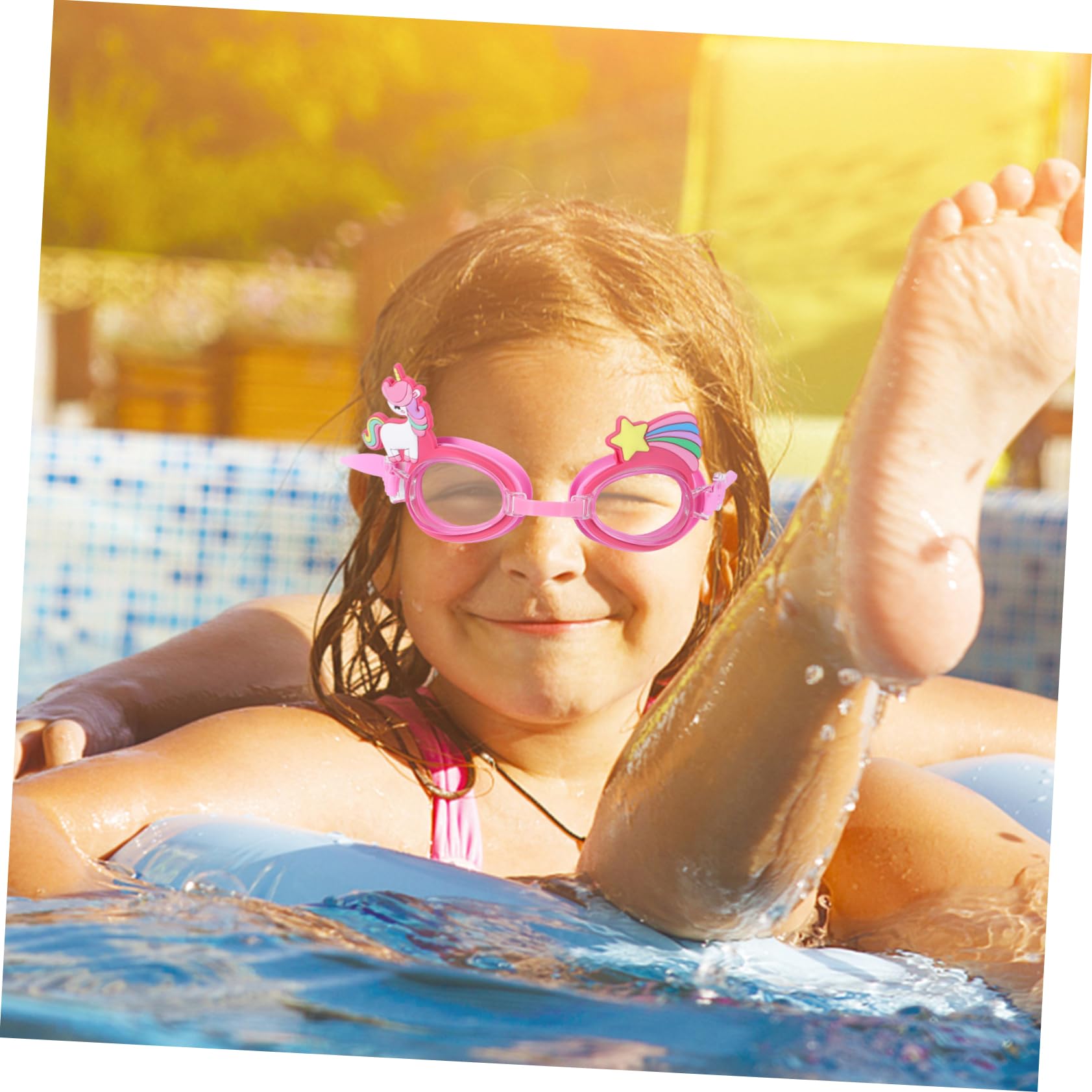 BESPORTBLE occhialini da nuoto per bambini occhiali per i più piccoli occhialini da nuoto adorabili occhiali per uomo occhialini per bambini occhiali per bambini di 3 anni PC