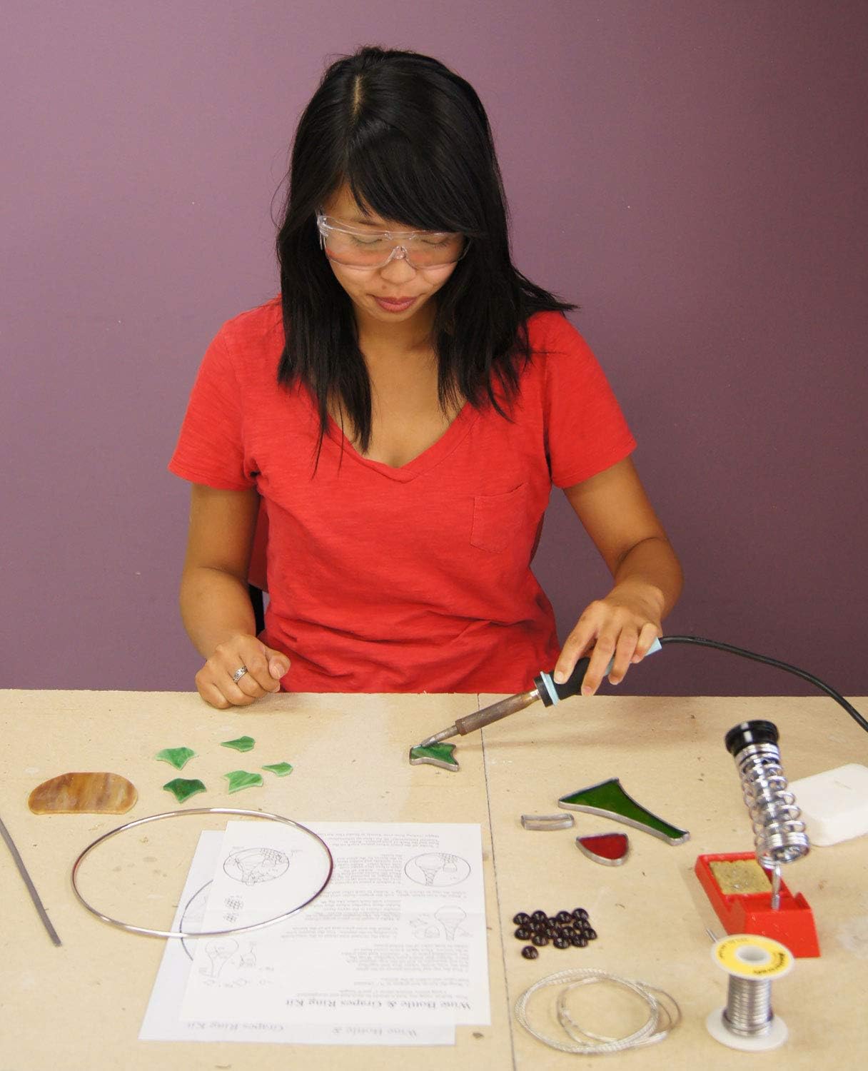 Pre-Cut Wine Bottle Ring Kit
