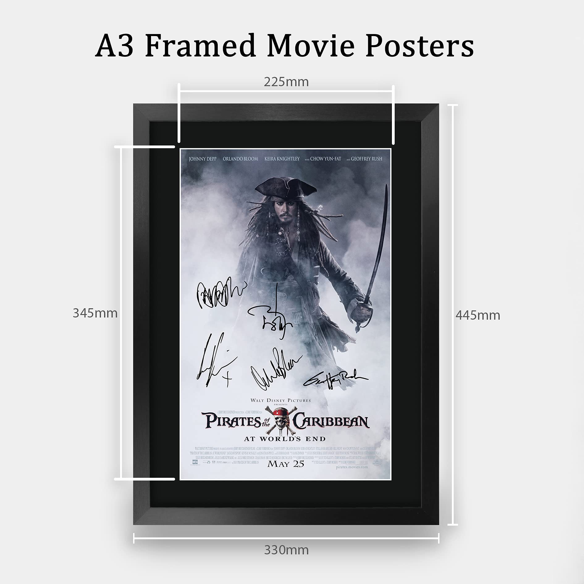 新品❗️5枚セット価格交渉あり！パイレーツオブカリビアンワールドエンドポスター　‼️ パイレーツ・オブ・カリビアン／最後の海賊 ポスター FF-5195