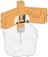 Vista 2 de Simpson Strong-Tie ABA66RZ ABA ZMAX Base de poste ajustable galvanizada para 6x6 áspero