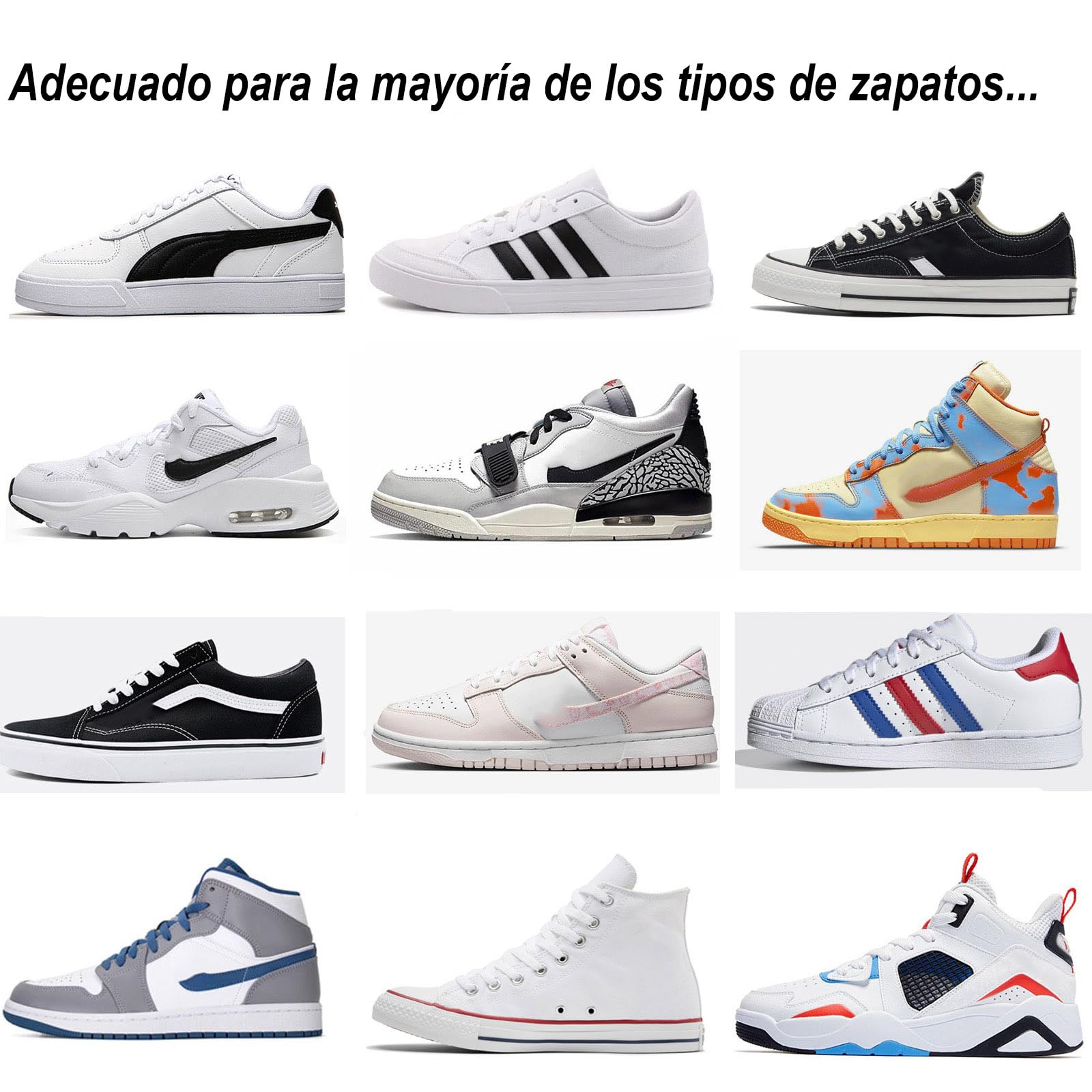 Stepace 2 Pares Cordones Planos,8mm de Ancho,Cordones Reemplazo para Zapatillas,Zapatos — view 7