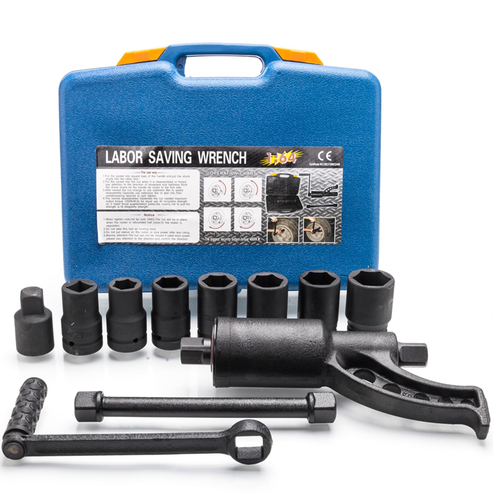 164 Torque Multiplier Wrench Set 1 Inch Drive Heavy Duty Torque