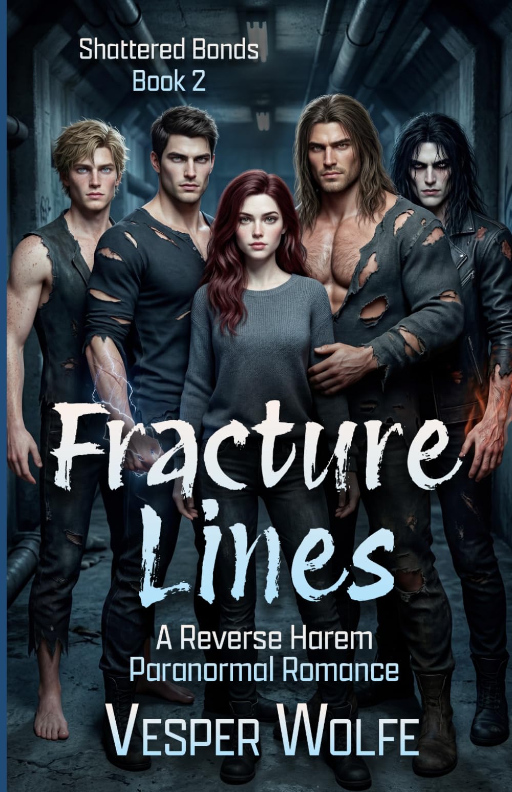 Fracture Lines: A Reverse Harem Paranormal Romance (Shattered Bonds)
