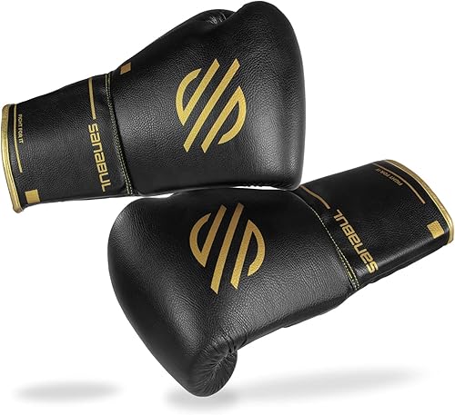 Miniatura 8 de Sanabul Gold Strike - Guantes profesionales de boxeo y deportes de combate de artes marciales mixtas  Guantes de boxeo para hombres y mujeres