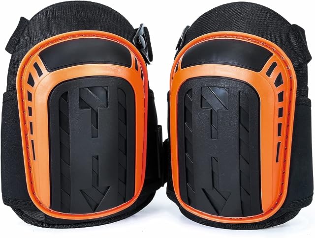 Knee Pads Work,Professional Knee Pads with Heavy Duty Foam Padding and Gel Cushion,Strong Double Straps and Adjustable Easy-Fix Clips for Men,Women,Construction,Flooring,Gardening,Cleaning and DIY