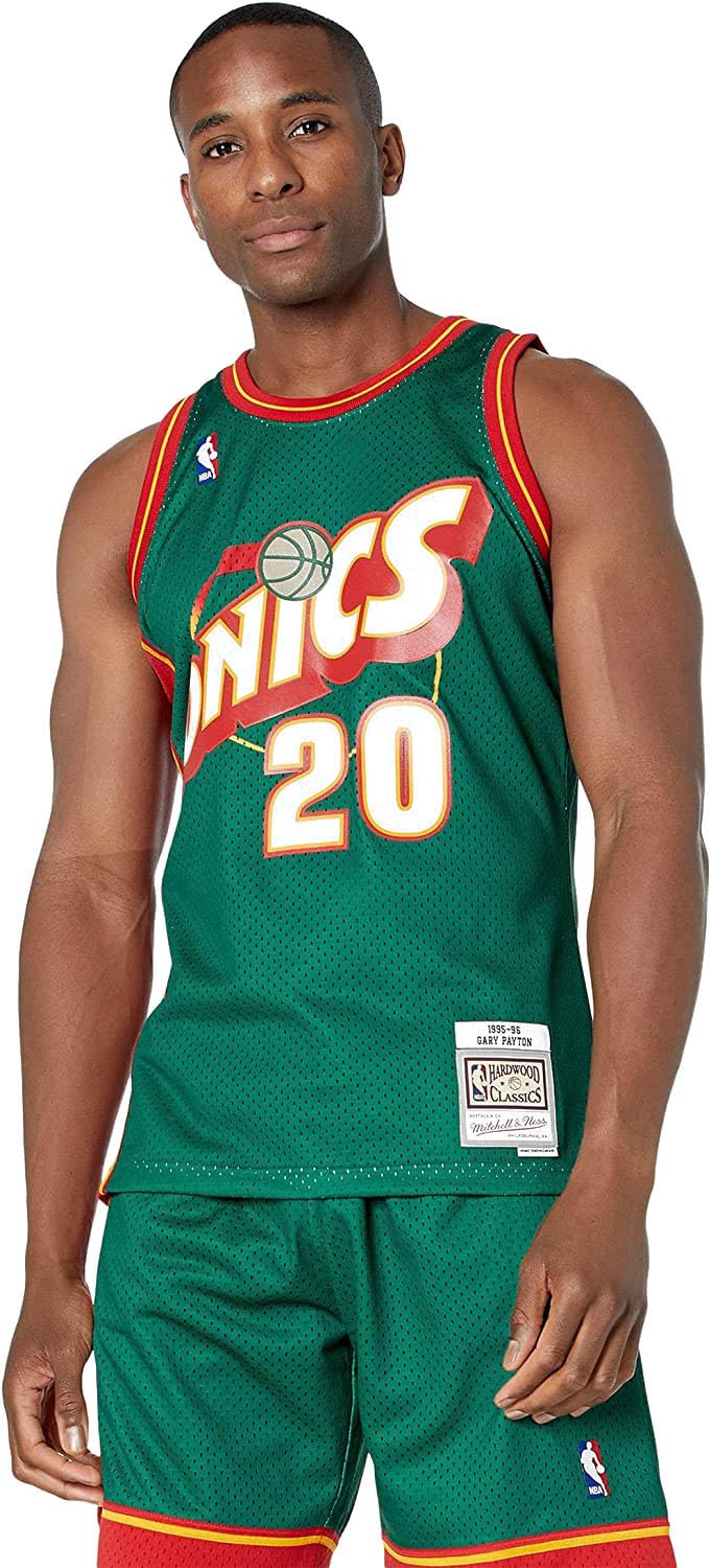 Maillot Mitchell & Ness Seattle Supersonics – Gary Payton 1995-96, Taille 36