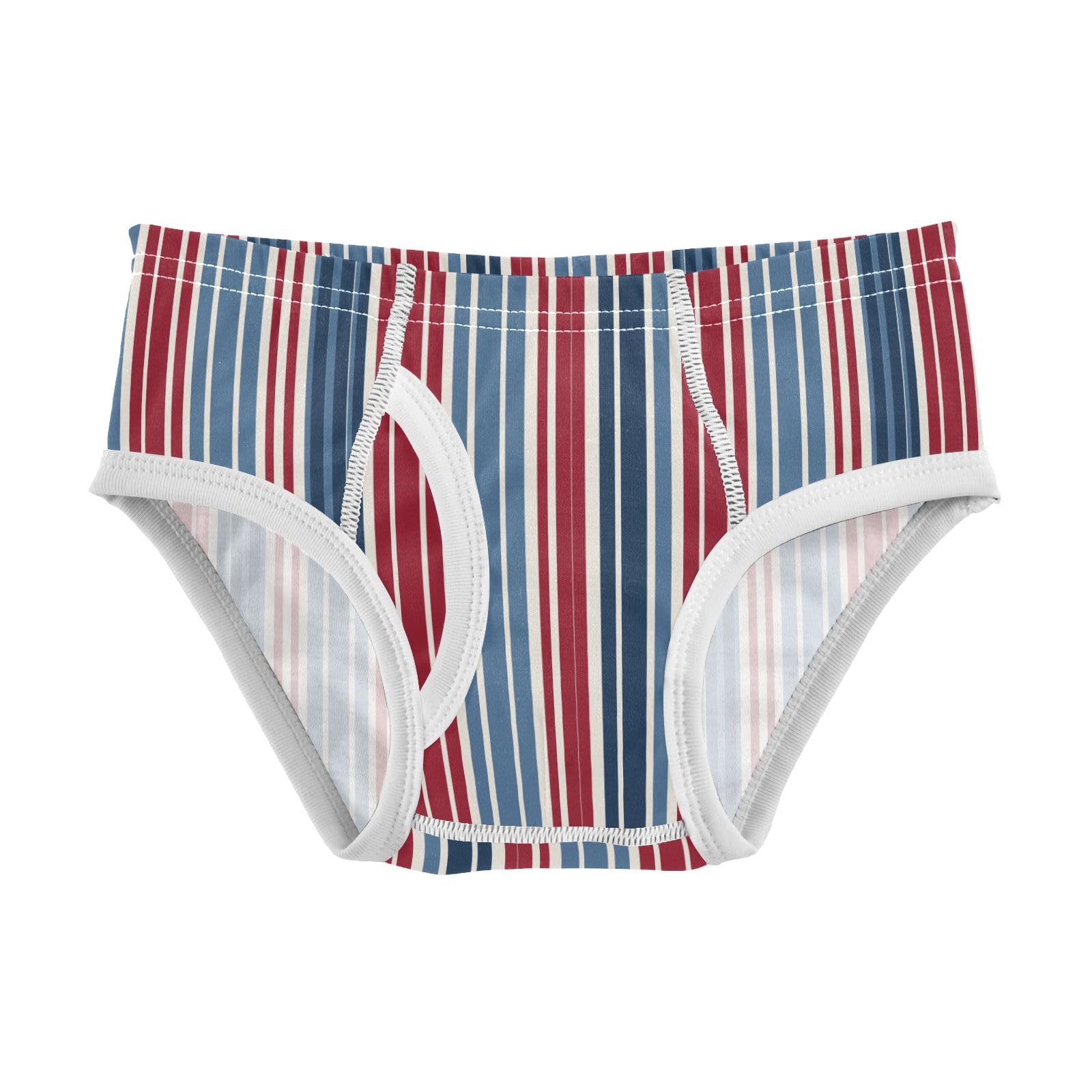 Boys Exclusive Briefs Toddler Underwear 95 Combed Cotton Boxerbriefs 2T Red White Blue Stripe
