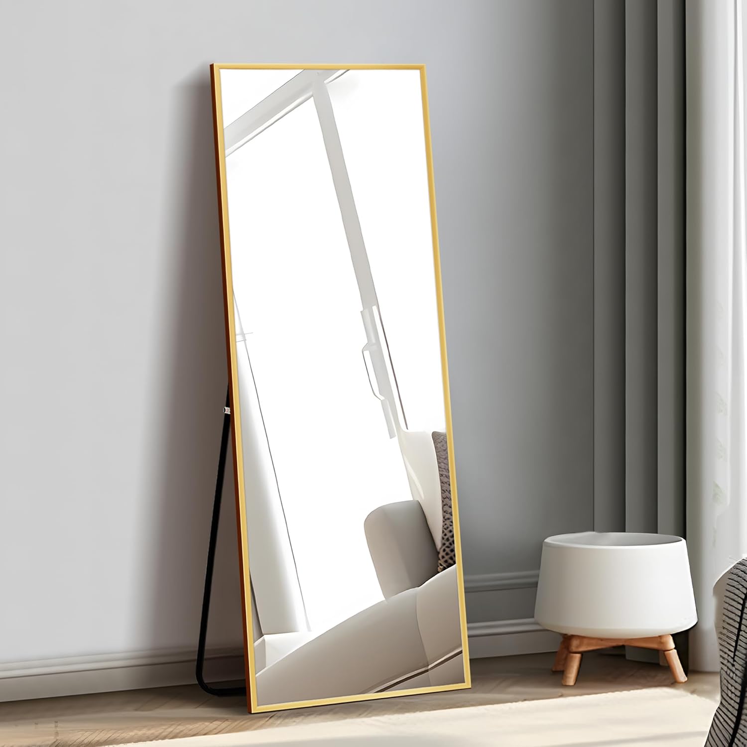 Buy self Full Length Floor Mirror 59"x16" Large Rectangle Wall Mirror