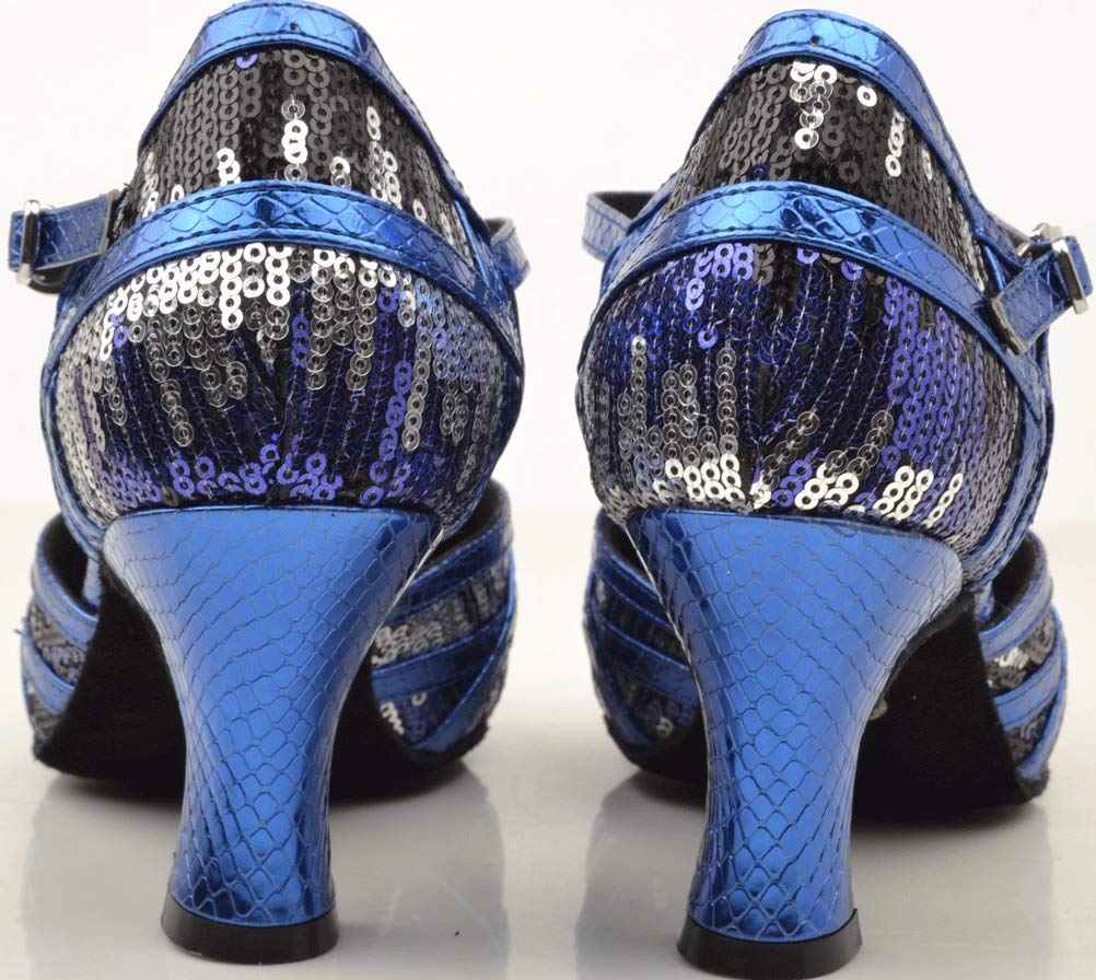 Scarpe da ballo latino Rumba da ballo con punta chiusa da donna