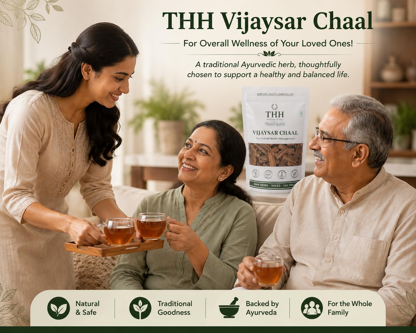 THH Pure Vijaysar Chaal 400g | Raw Vijaysar Ki Lakdi for Overnight Water Infusion | Indian Kino Tree (Pterocarpus Marsupium) Herbal Wood | Ayurvedic Metabolism & Wellness Support 4