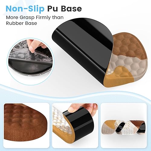 Miniatura 5 de HAOCOO Alfombrilla de mouse ergonómica con soporte para muñeca y teclado de juego, 3 alfombrillas de mouse para computadora de túnel carpiano para