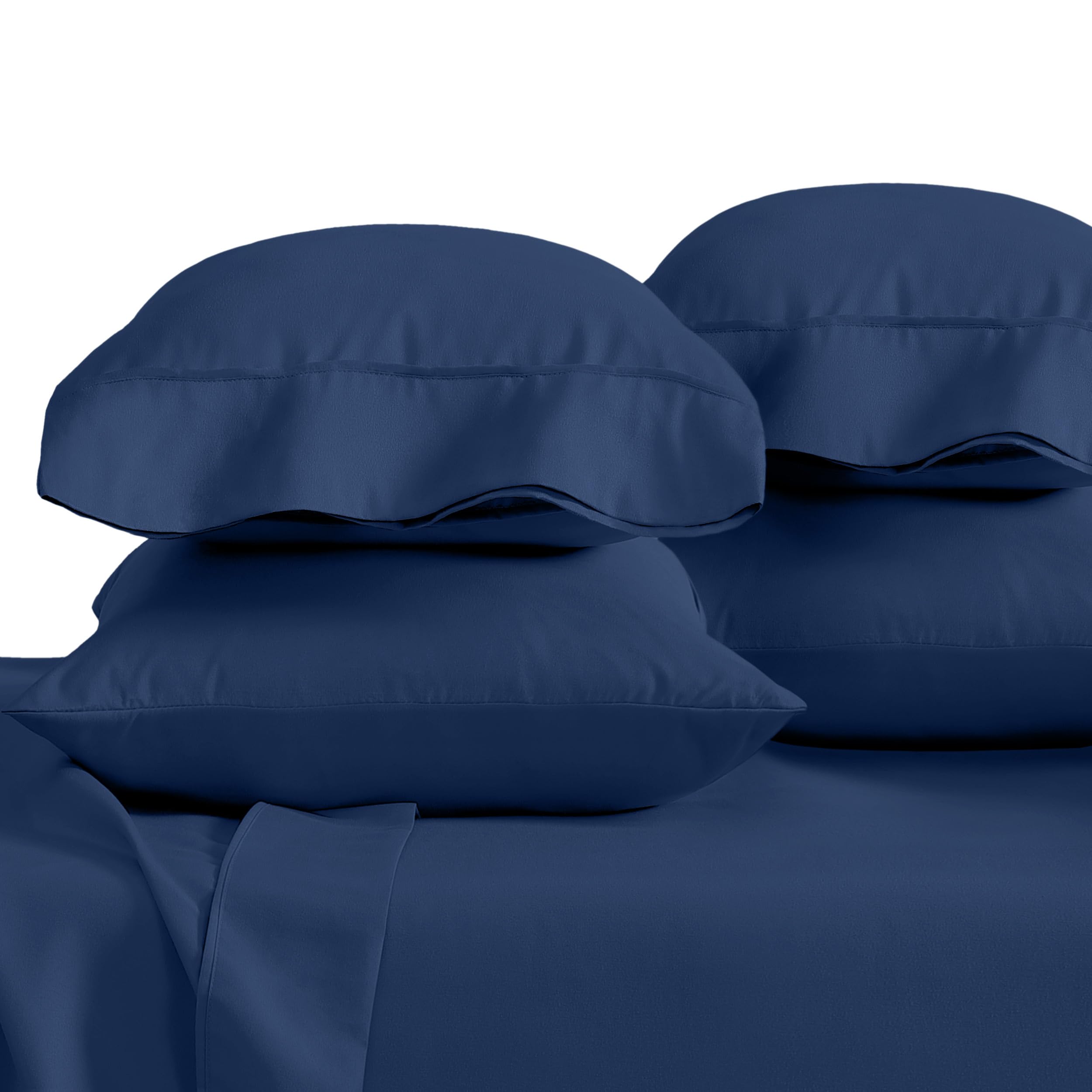 Photo 1 of Bare Home Pillowcases Standard 4 Pack Dark Blue