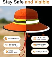 Vista 29 de GearTOP Safari Sun Hat for Men and Sun Hats for Women UV Protection UPF 50+ Hiking, Gardening, Fishing