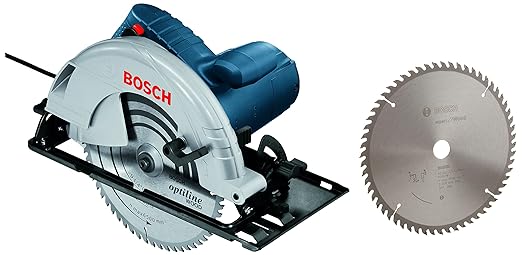 Bosch GKS 235 Turbo Circular Saw, 2050W with Bosch 2608642998 Circular Saw Blades, Expert for Wood (Number of teeth: 60)