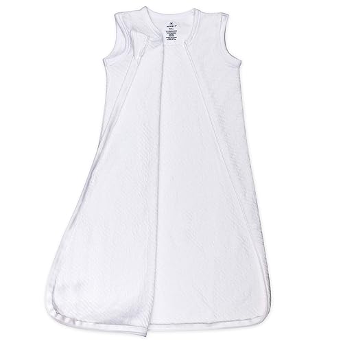 Miniatura 2 de HonestBaby Mantas para dormir, sacos de dormir de transición 100% algodón orgánico para bebés, niños, niñas, unisex, Blanco brillante