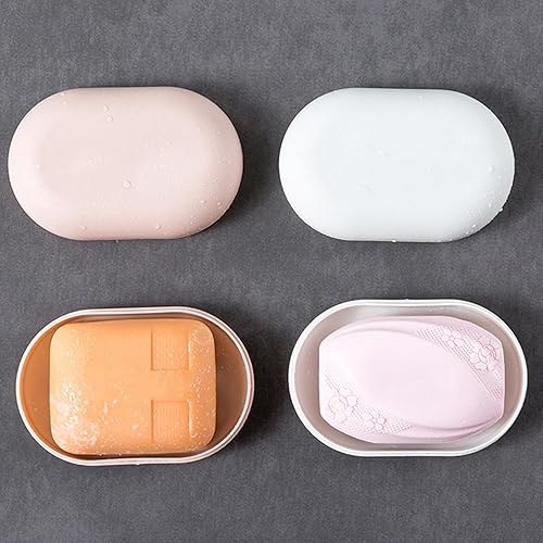 Miniatura 2 de Caja de jabón caja de jabón resistente a la humedad a prueba de fugas tapa de plástico diseño soporte de jabón para baño caja de jabón titular de