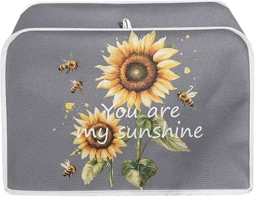 Vista 102 de Cubierta para tostadora de cocina, protector para hornear se adapta a la mayoría de tostadoras estándar de 4 rebanadas, mantiene la tostadora libre