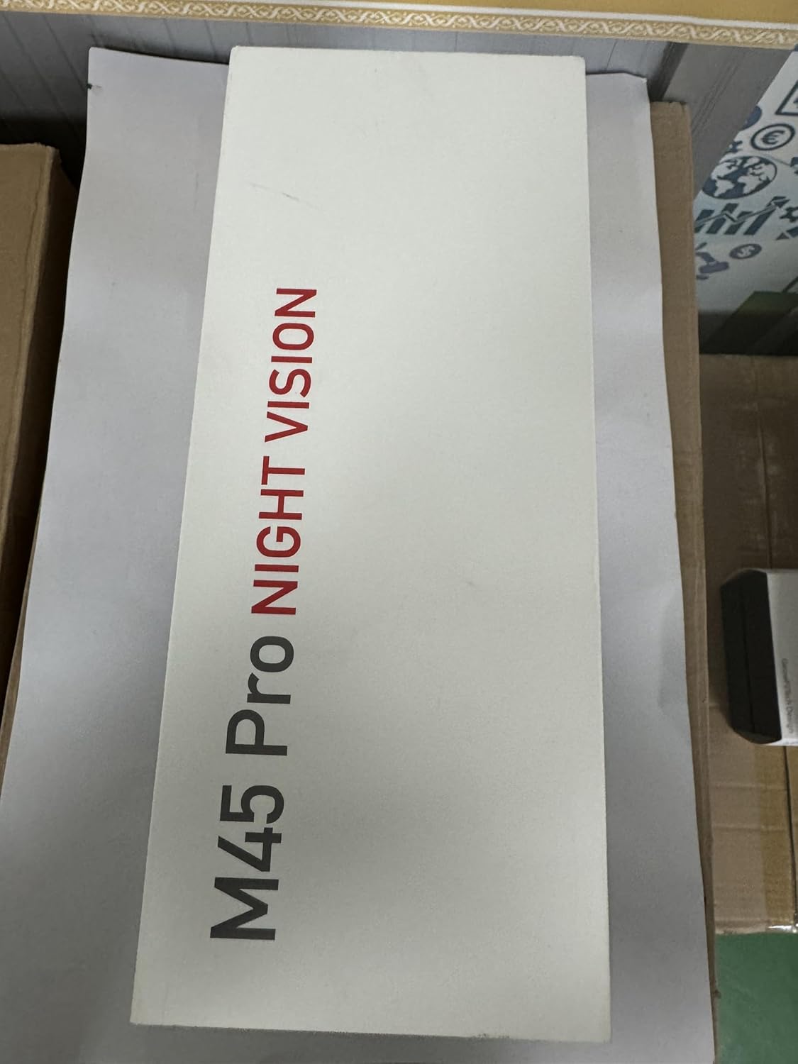 Top view of GeowFiiTech M45 Pro Night Vision Goggles showing button layout