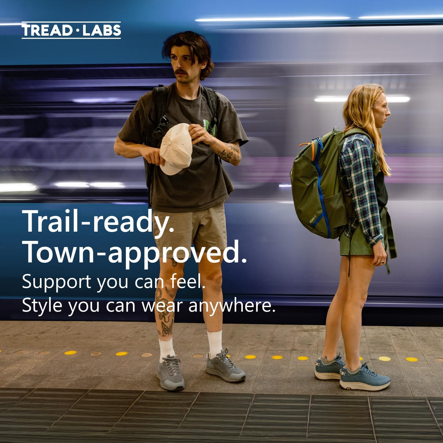 Tread Labs Men's Dover RS Hiking Shoe with Arch Support – Lightweight Ripstop Trail Shoe with Vibram Outsole - Image 3