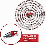 Einhell Aspirateur à Main sans Fil Te-VC 18 Li Solo -Power X-Change (18V, Livré avec Accessoires (Buse, buse à rainures...), Bac à poussiere 540ml) Livré sans Batterie ni Chargeur - 2