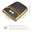 Mudder 2 Pieces LED Clip on Cap Lights USB Rechargeable Cap Flashlight Clip Waterproof Ultra Bright Hat Flashlight Headlamp for Fishing Camping Hand Work (Black,Gold)