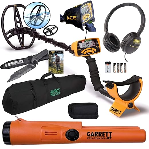 Garrett ACE 400 with Pro-Pointer at, Edge Digger and Carry Bag