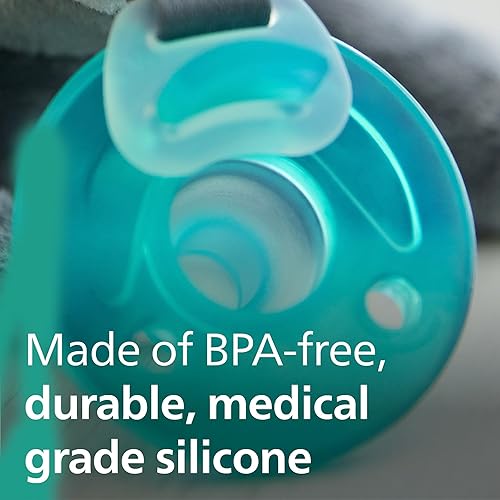 Miniatura 4 de Philips Avent SCF34708 SCF34708 - Soporte para chupete con chupete desmontable, 0.0 ft+, zorro, SCF34708