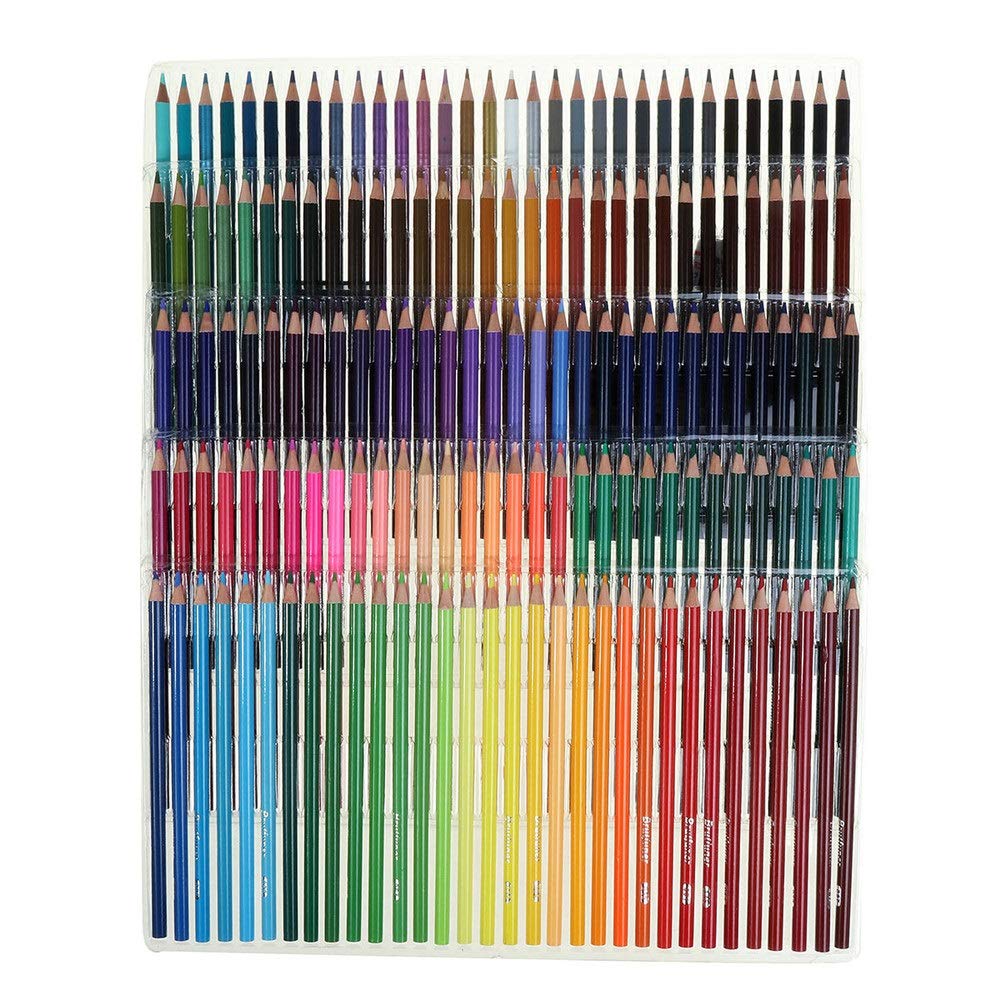 LERDBT Watercolour Brush Pens Artist Oil Painting Sketching Wood Colour Pencil School Artist Supplies 48/72/120/160 Colours Professional Colouring Pencils Set for Adults Artists Children Gift