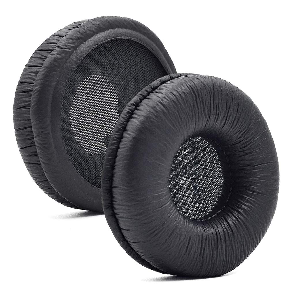 Glassnoble Black Ear Pads,1 Pair Replacement Cushion Earpads Ear Pads For -Sony Wh-Ch500 Zx330 Headphones 70X70mm