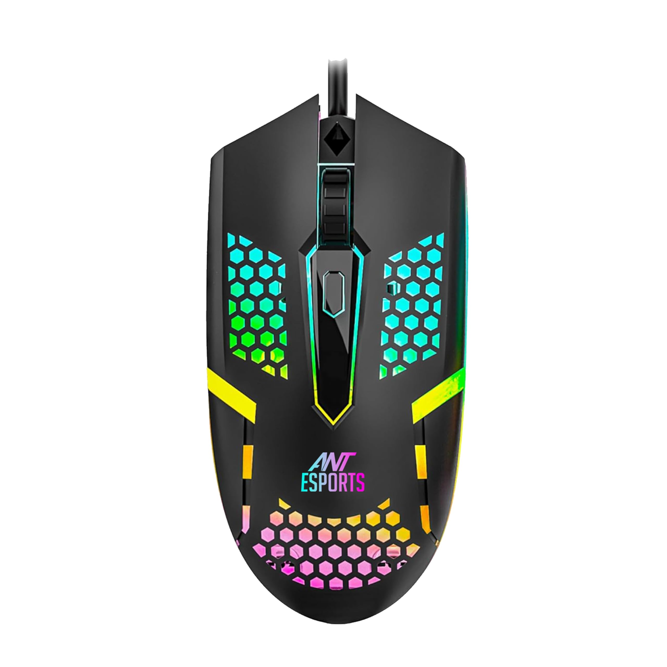 Ant Esports GM1103 Wired Gaming Mouse, 800-3600 DPI Adjustable Optical Sensor, RGB Multicolor Backlight, 4 Buttons, Ergonomic,1.5m Cable, 3300 FPS, Lightweight USB Mouse for PC, Laptop, Mac & Windows-image-34