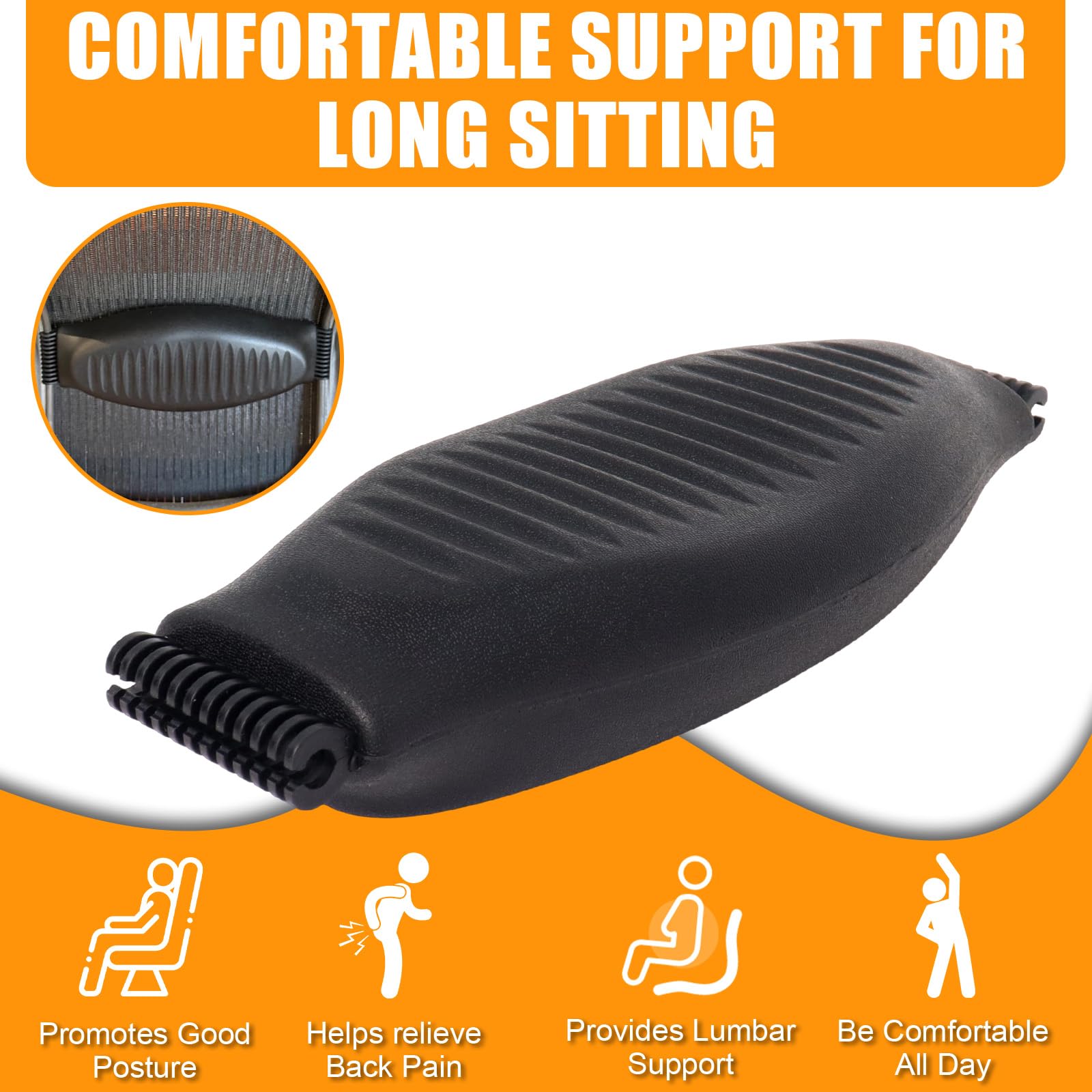 FOAMON ランバーサポートパッド - サイズC:L - Herman Miller 