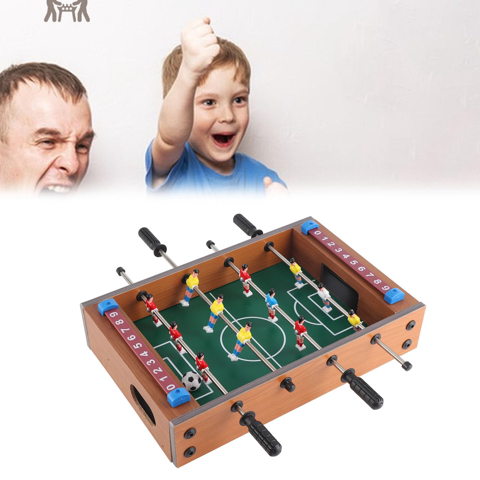 Kids Table Football, Educational Table Soccer Game Set 2 Balls for Indoor for Kids