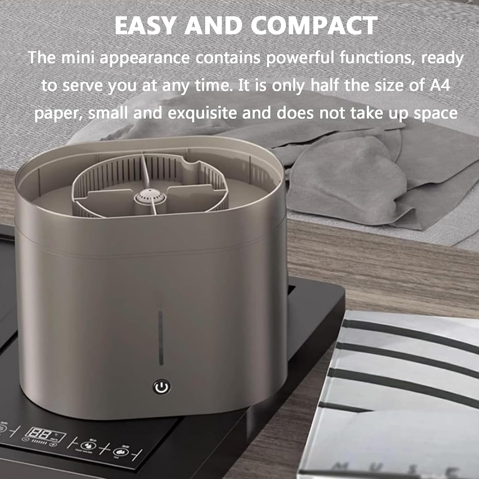 Lavavasos eléctrico de Alta presión, lavador de Tazas de té, aplicable a Tazas con un diámetro de 3-10 cm, Tanque de Agua de 1600 ml, para Bares, cafeterías, Botellas de Agua y Tazas de café