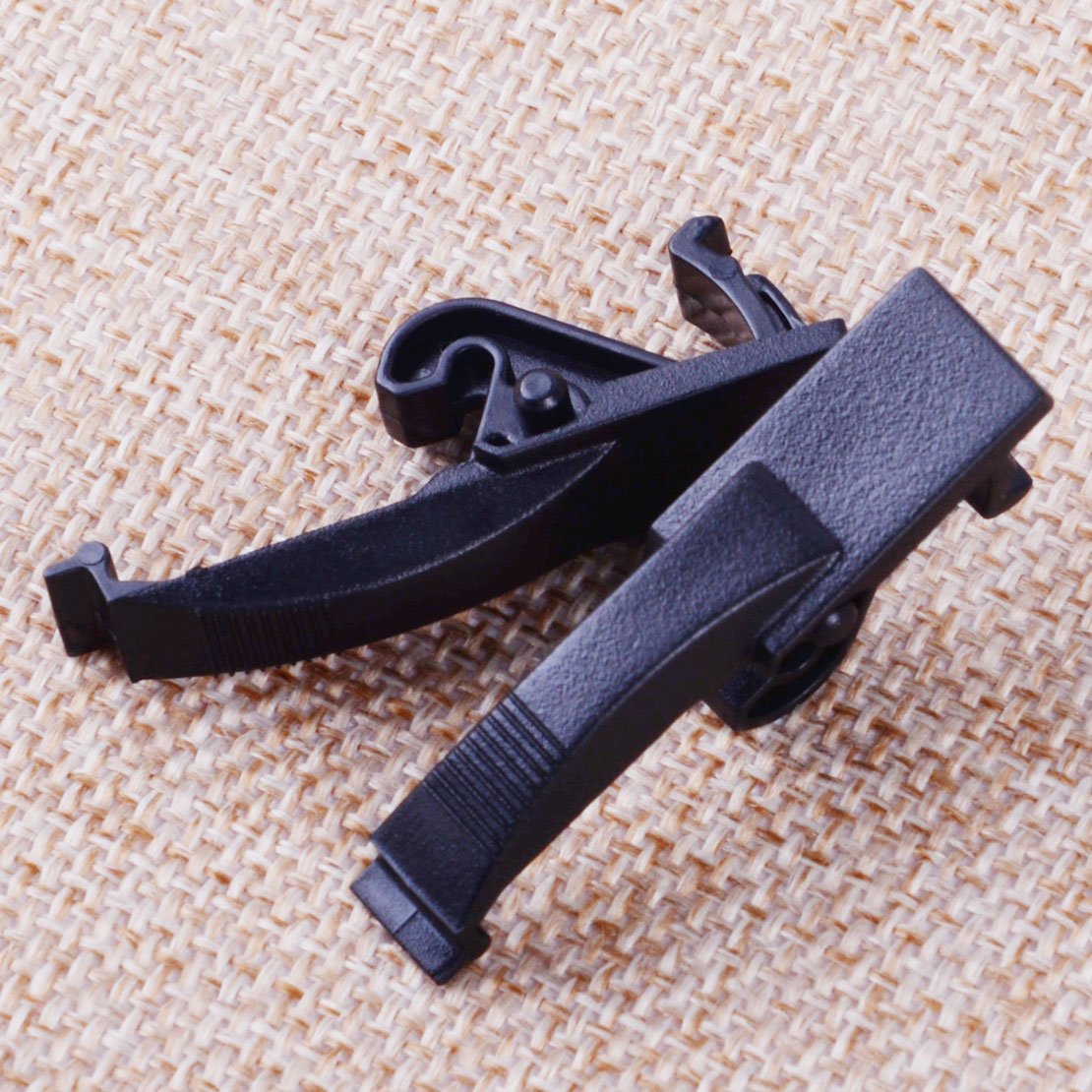 Amazon.com: 2Pcs Plastic Black Front Wiper Blade Arm Retraining 
