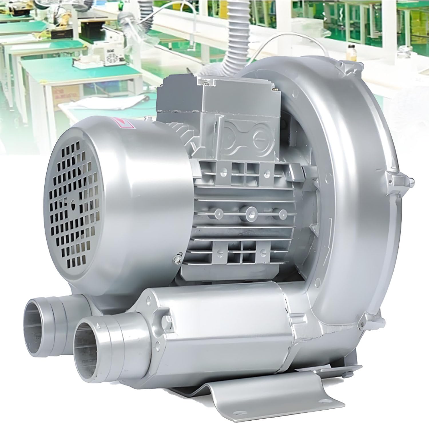 High-Pressure Vortex Ring Blower,regenerative Turbo Blower,for Air Blowing for Sewage Aeration Aquarium Fish Pond (750W)