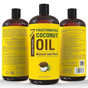 Seven Minerals Pure Castor Oil & Pure Fractionated Coconut Oil