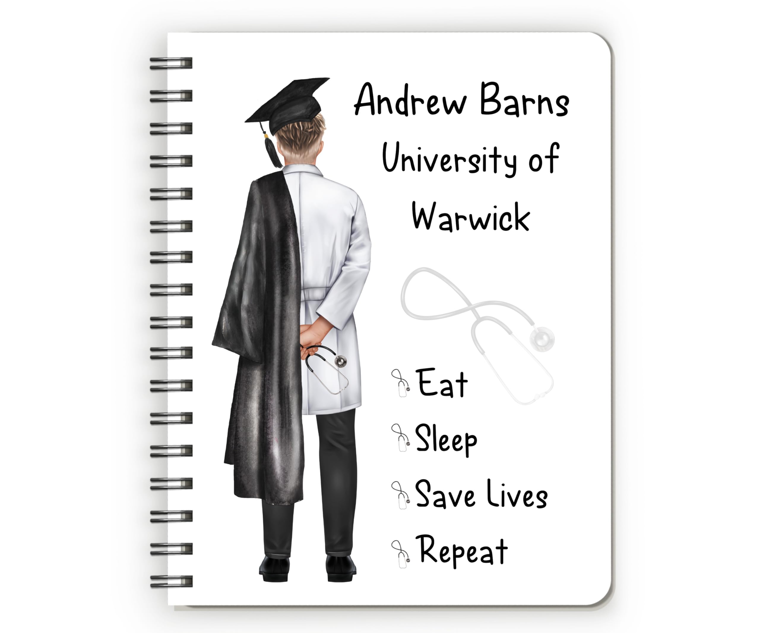 Doctor Graduation Gifts for Him Doctor Journal. Choice of hairstyles and scrubs to resemble the dentist you know. Thank You Doctor Gifts