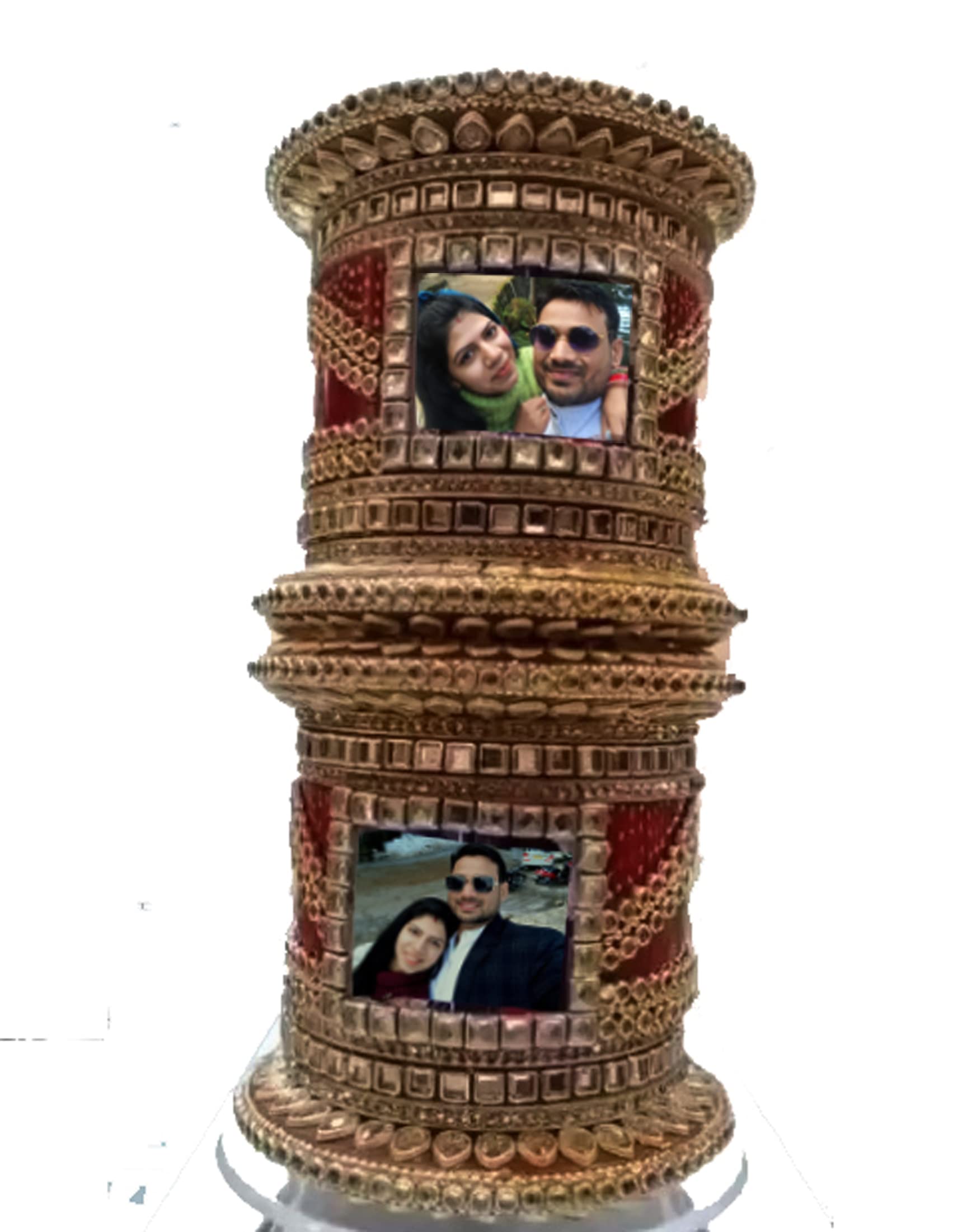 Rudram Arts Womens Personalized Chuda For Woman Customized Bangles Set With Names And Photo-Bangles For Brides Couple Photo And Name Bangles (B0B4VWVGVH) Amazon Price History, Amazon Price Tracker