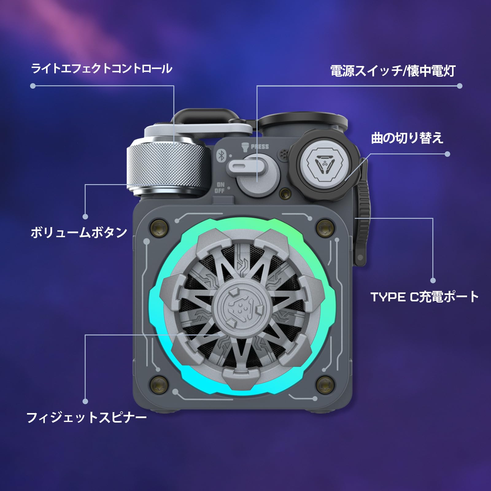 Amazon.co.jp: MUZEN CYBERCUBE Premium スピーカー Bluetooth IPX5