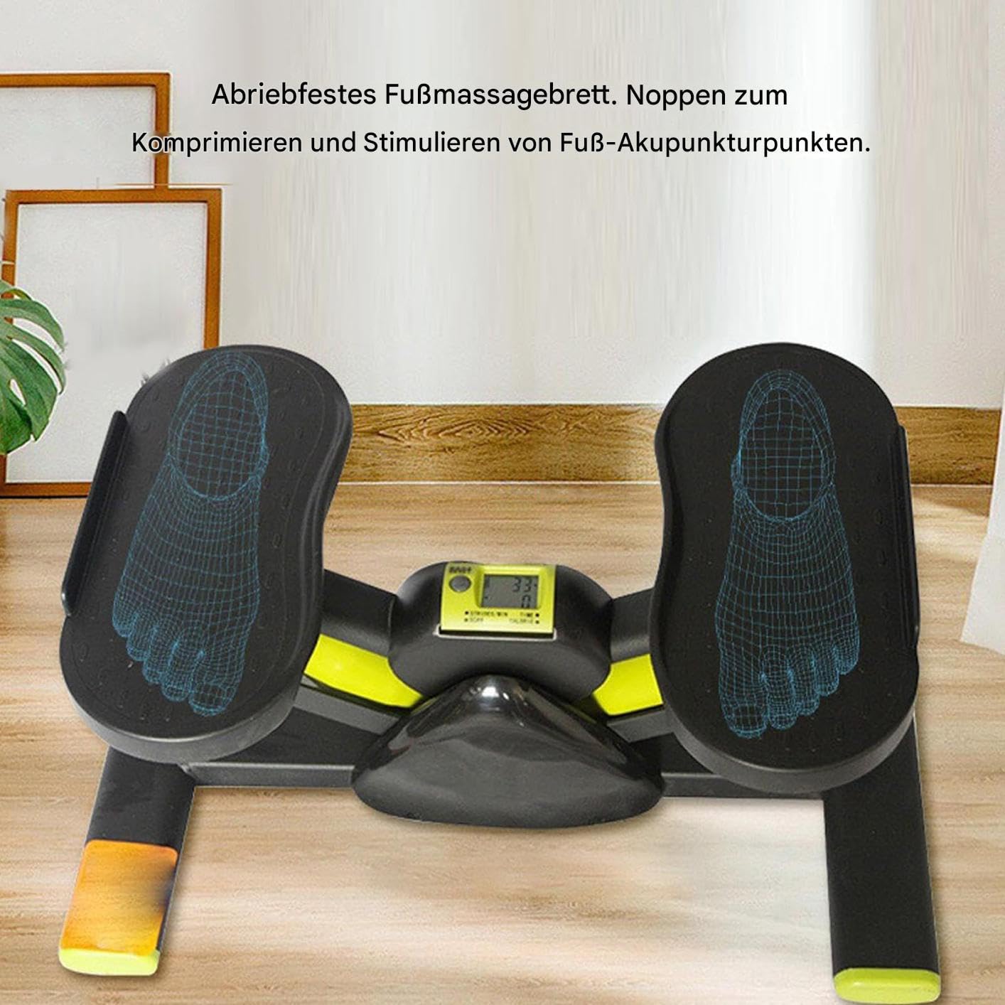 Stepper przyrząd fitness – boczne urządzenie treningowe z synchronizacją ruchu, stepper treningowy do domu, do spalania tłuszczu, równowagi stawów, treningu mięśni, kolan, nóg, brzucha, talii, ud