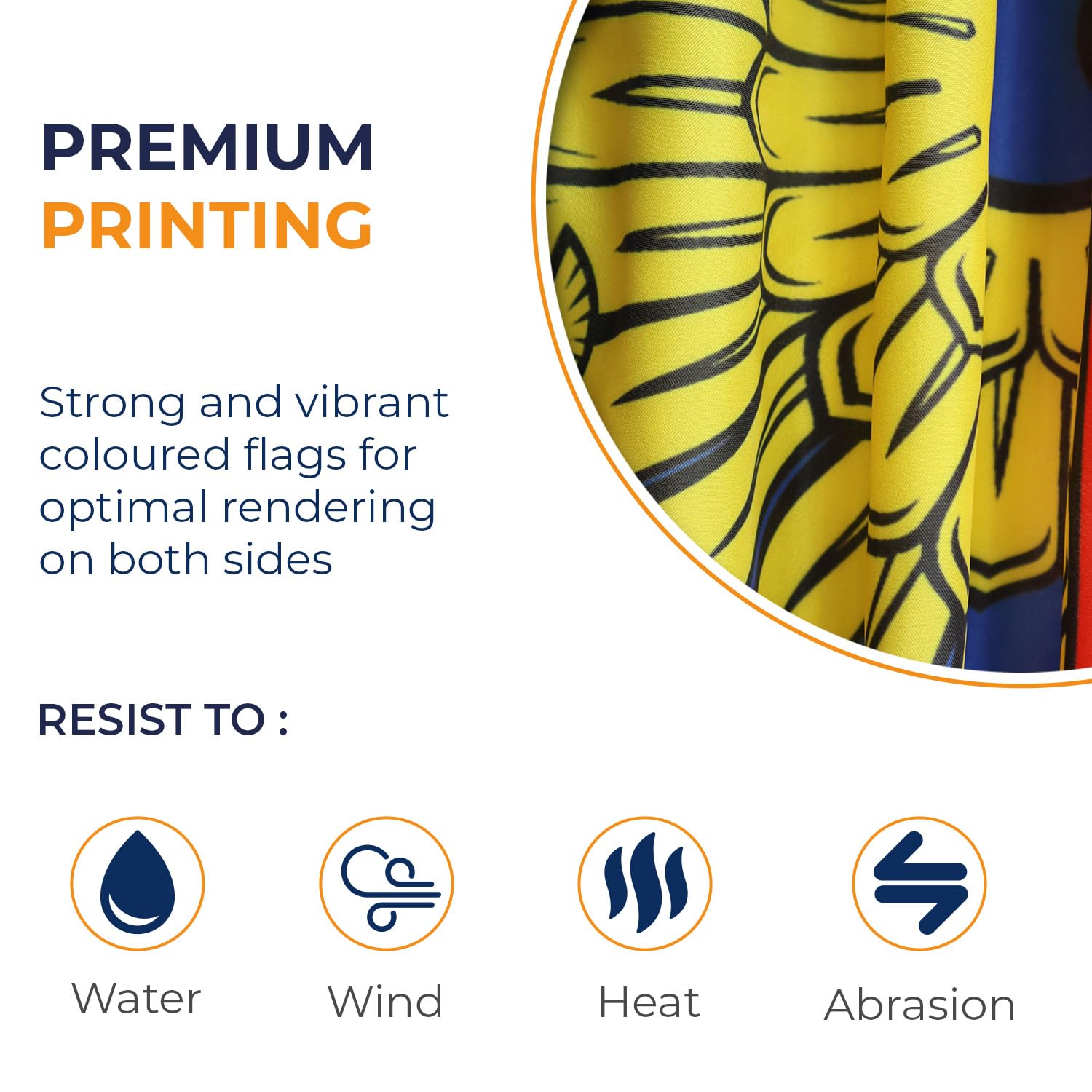 AZ FLAG, Russia With Eagle Flag, 3x5 Ft, 100D Polyester Russian Coat Of Arms Banner with Two Metal Grommets, Fade Resistant - Image 3