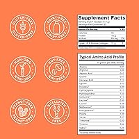 Vista 8 de Live Conscious Polvo de péptidos de colágeno – Polvo de colágeno con sabor a melocotón y mango – Apoyo para el cabello, la piel, las uñas