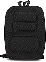 Vista 7 de FOMI Soporte ortopédico lumbar firme para la espalda, almohada de apoyo torácico de gel y espuma para oficina, automóvil, cocina, alivio del dolor