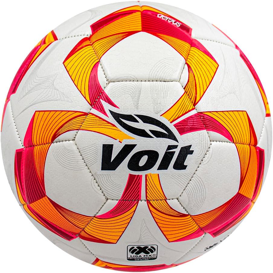 Voit TB Serie 200 MS 2025 Aereus Apertura Soccer Ball - Official Liga MX Replica, Machine-Stitched 32 Panel, Durable Glossy PVC Cover for Training & Recreational Use